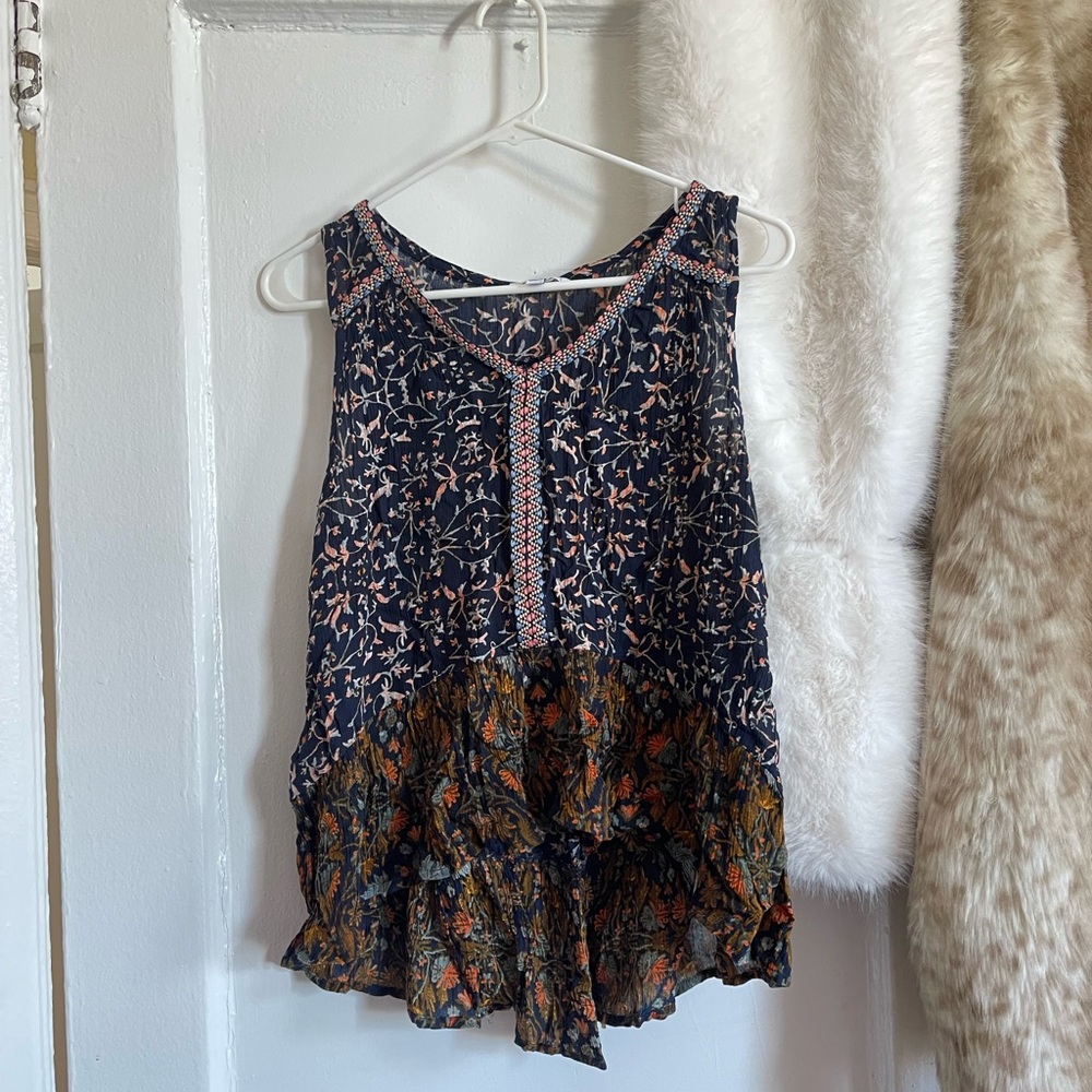 Boho Blouse with Embroidery Detail